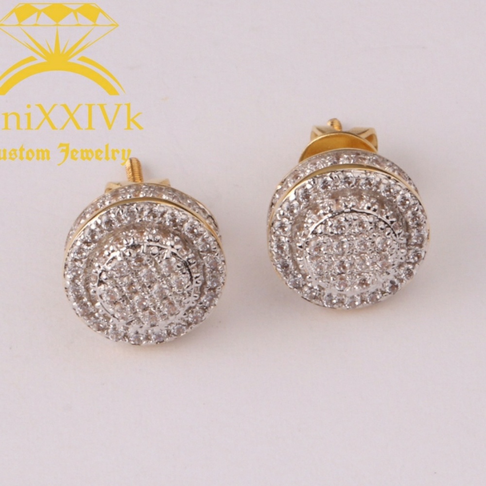 Iced Out Custom Studded Earrings